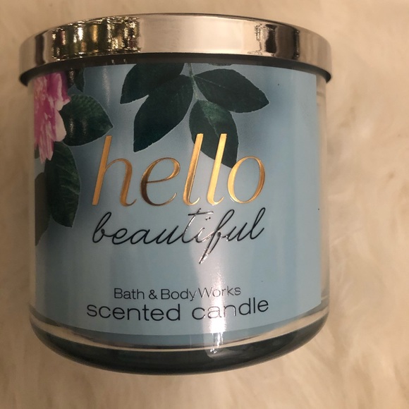 Other - BATH & BODY WORKS Hello Beautiful Candle Rare